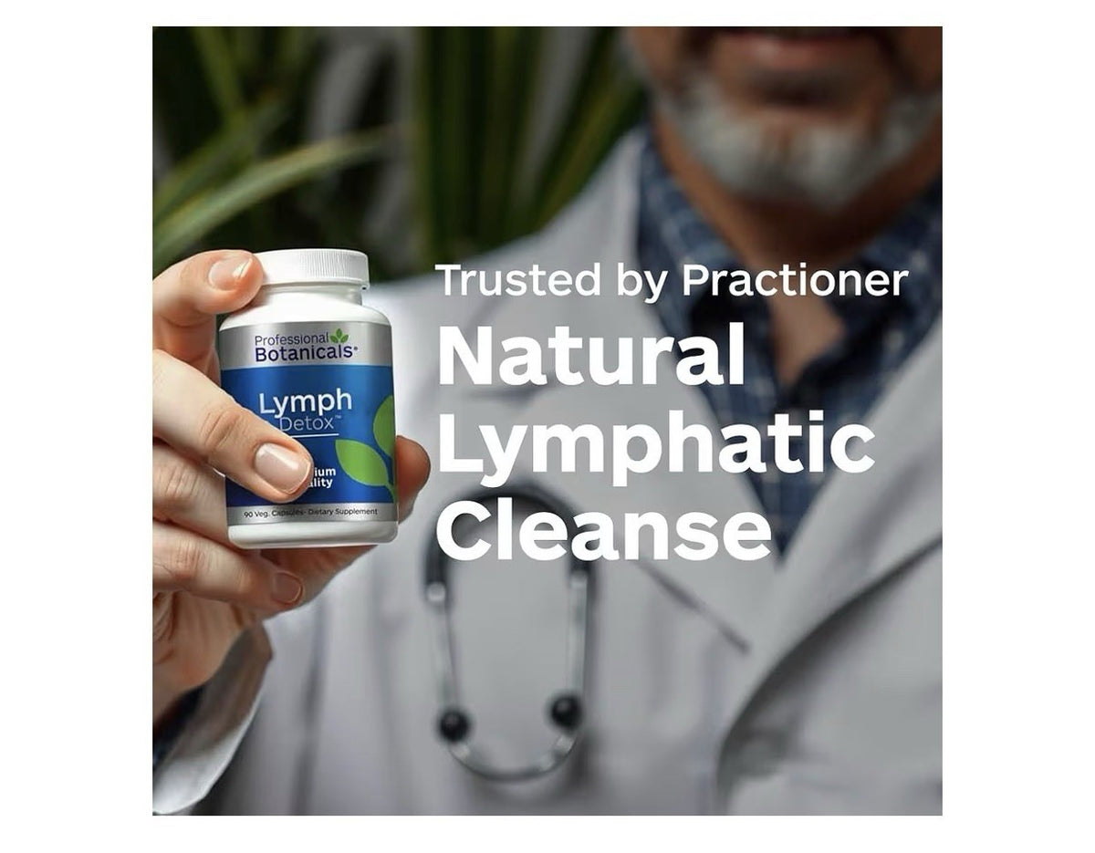 Professional Botanicals Lymph Detox Lymphatic Drainage Cleanse Support 90capsule