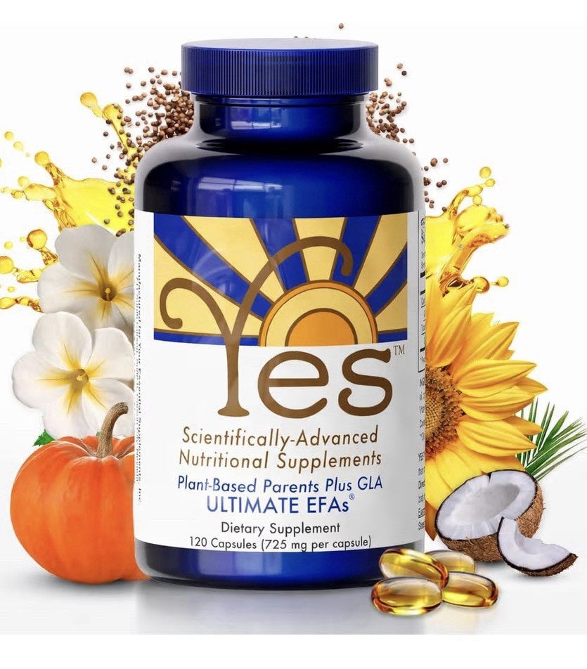 4 Pack ULTIMATE EFAs YES Plant-Based Omega 3-6-9  Fish Oil Heart Skin Eye Immune