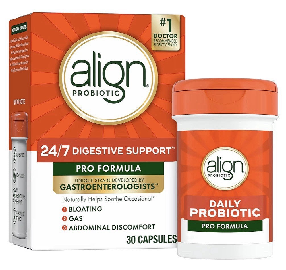 Align Probiotic 24/7 Digestive Support Pro Formula for Women and Men 2 Packs