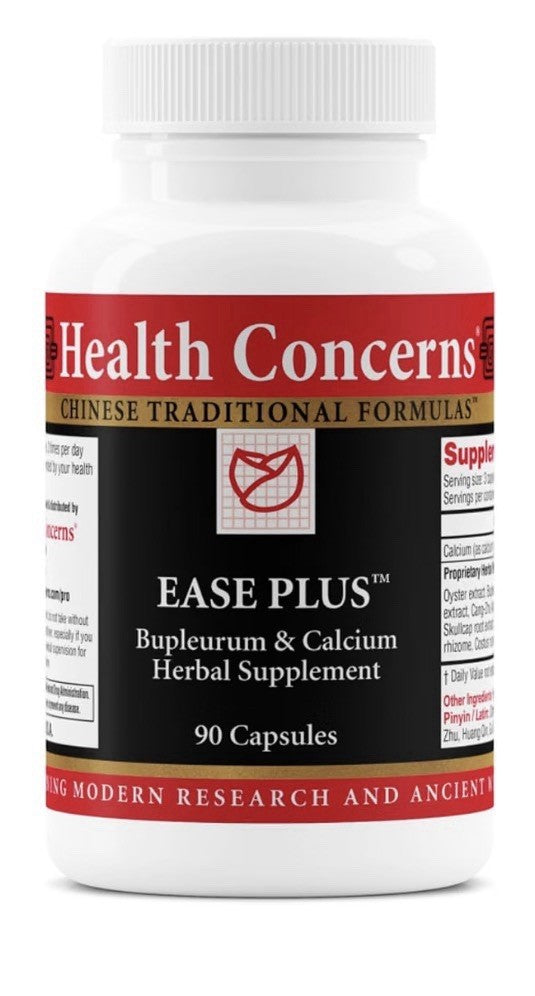 Health Concerns Ease Plus Bupleurum & Calcium Herbal Supplement 90 Capsules