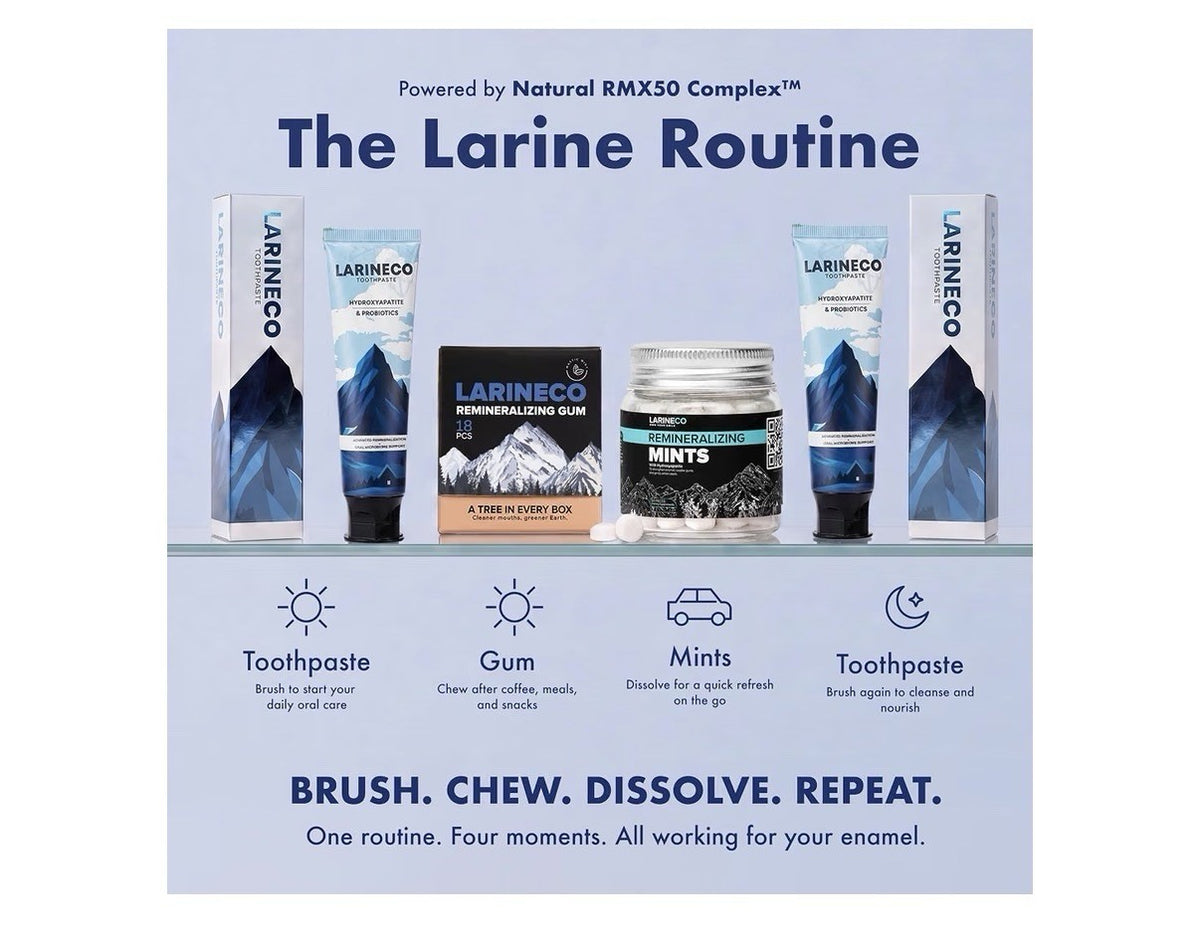 Larineco Hydroxyapatite Probiotics Toothpaste SLS Free Remineralizing Xylitol