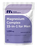 Micro Ingredients Magnesium Complex 15-in-1 for Men 1,000 mg Per Serving 240Caps