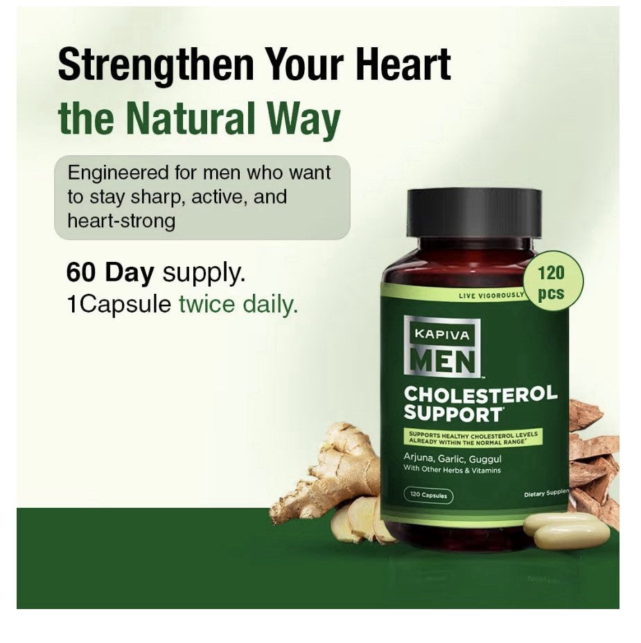 Kapiva Cholesterol Support Lowering Heart Health Supplement Plant Sterols 120cap