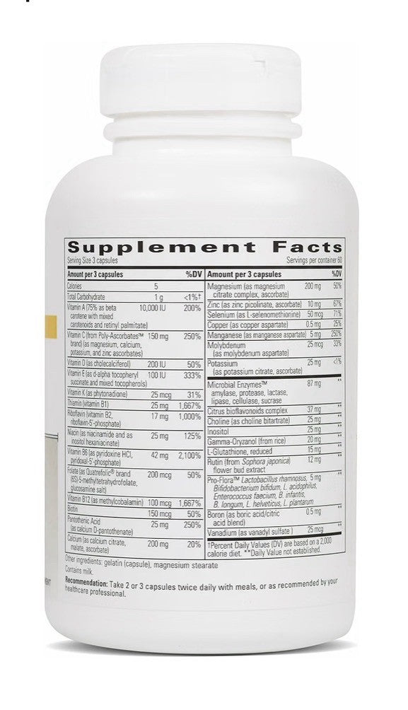 Integrative Therapeutics NutriVitamin Enzyme Complex Multivitamin Mineral 180cap