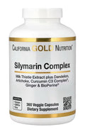 California Gold Nutrition Silymarin Complex Liver Health Detox Cleanse 360 Caps