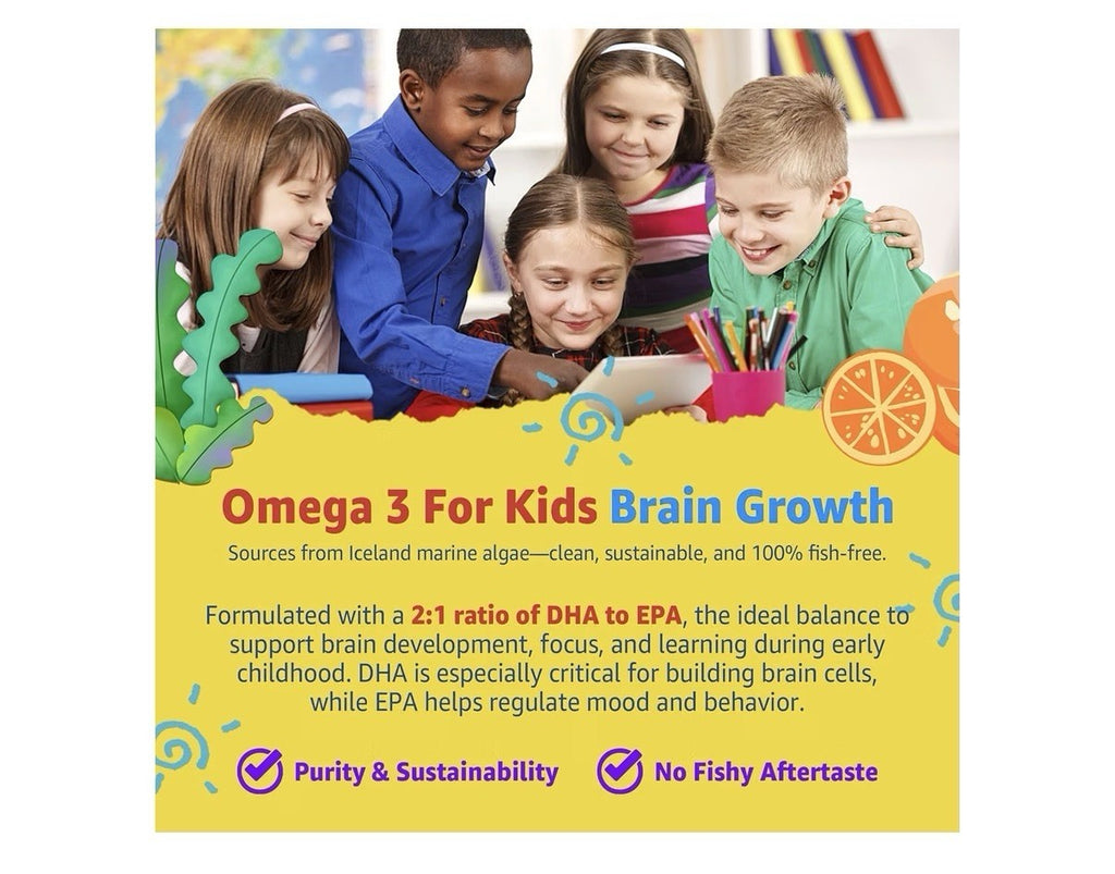 Nextdia Kids Multivitamin Age 4+ With Omega 3 Probiotics & Iron 2 Pack