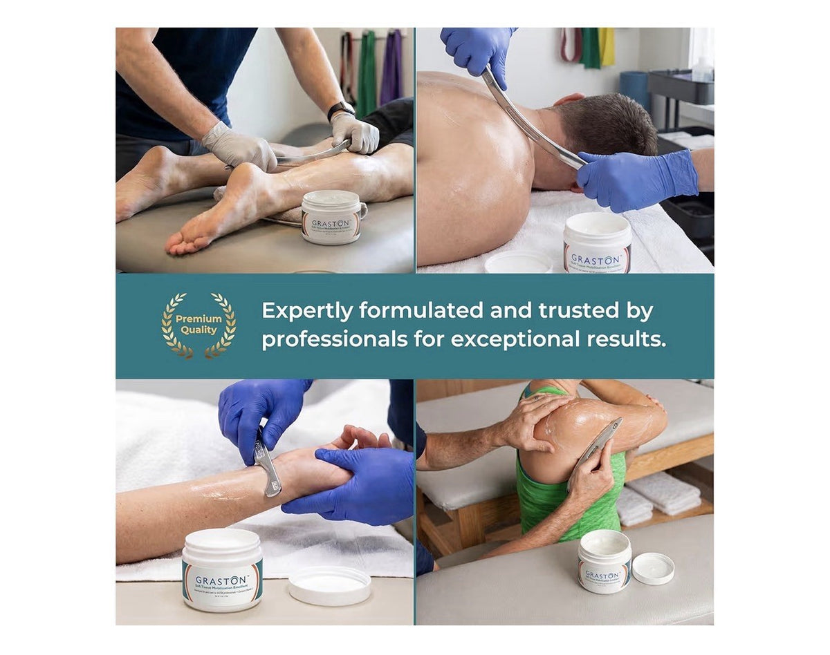 3 Pack Graston Soft Tissue Mobilization Emollient With Arnica Massage Cream