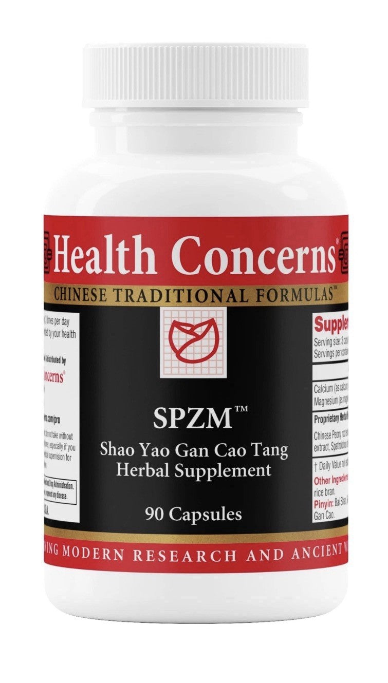 Health Concerns SPZM Herbal Supplement Muscle Cramp Relief Nerve Comfort 90 Caps