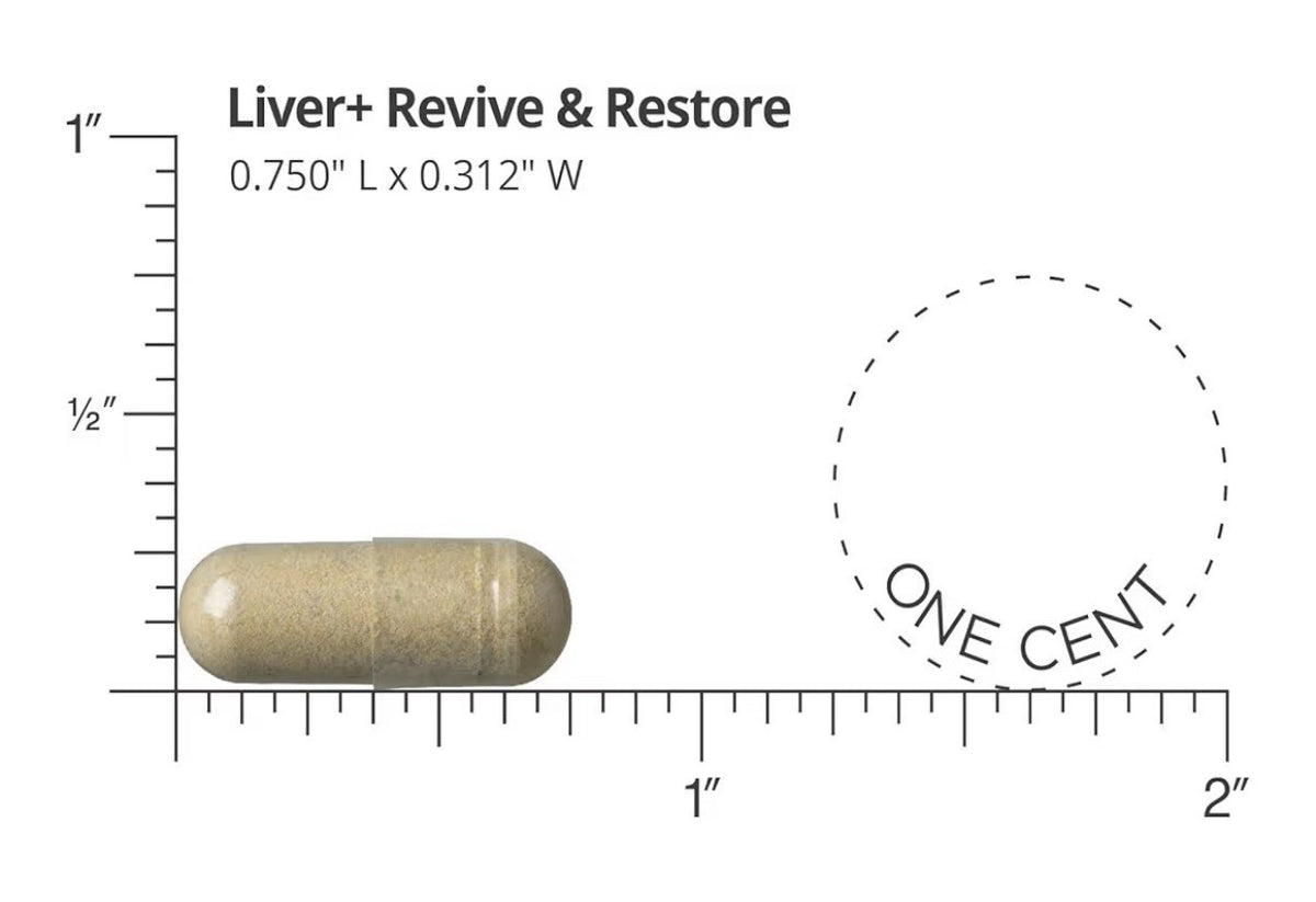 DOCTORS' PREFERRED Liver+ Revive & Restore Energize Detox Renew 60 Capsules