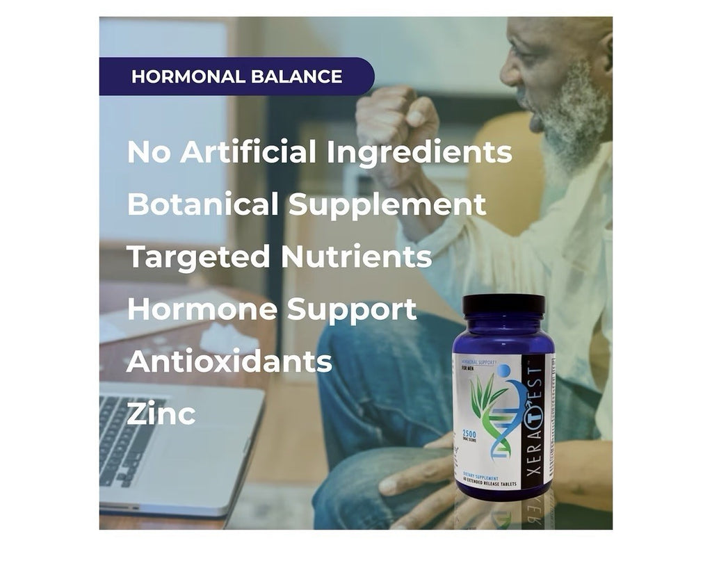 Youngevity XeraTest™ Hormonal Support for Men Hormonal Wellness Brain Health 60T
