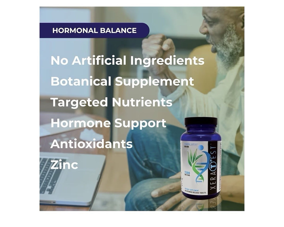 Youngevity XeraTest™ Hormonal Support for Men Hormonal Wellness Brain Health 60T