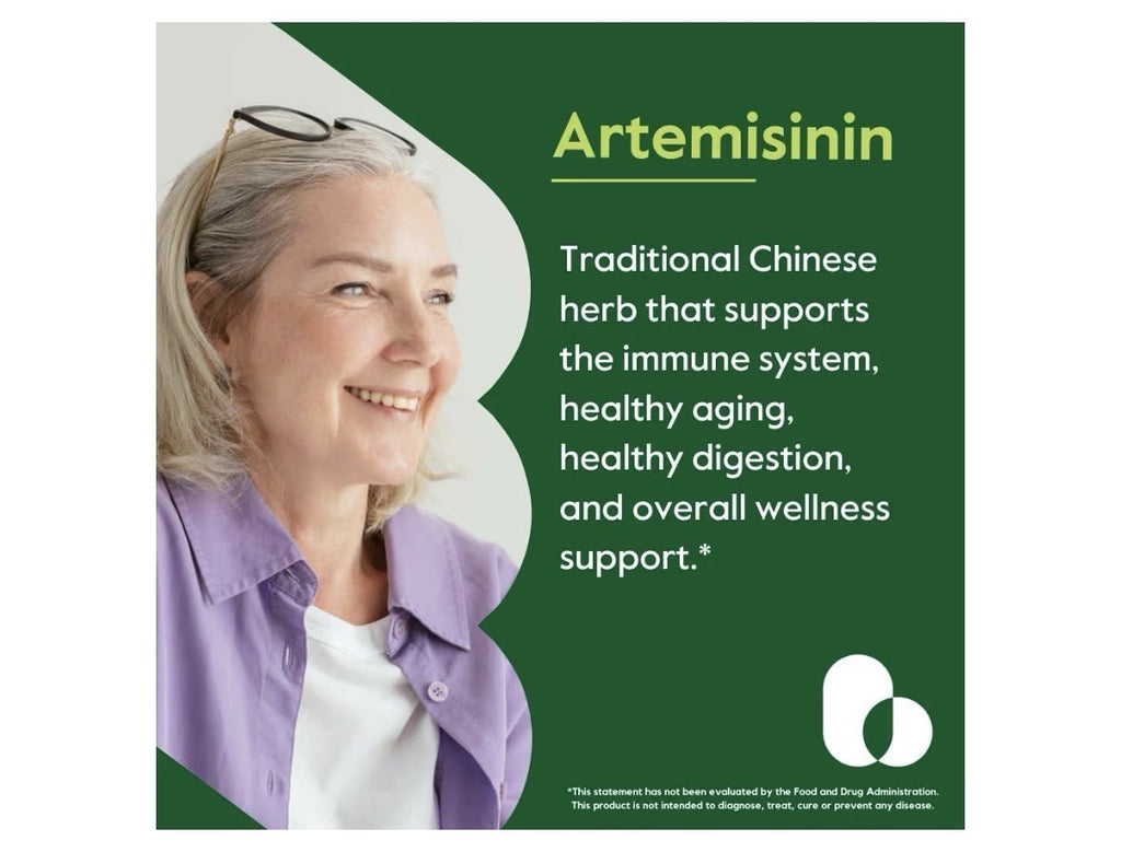 BESTVITE Artemisinin Pure 100 mg Per Capsule 120 Vegetarian Capsules Non Gmo