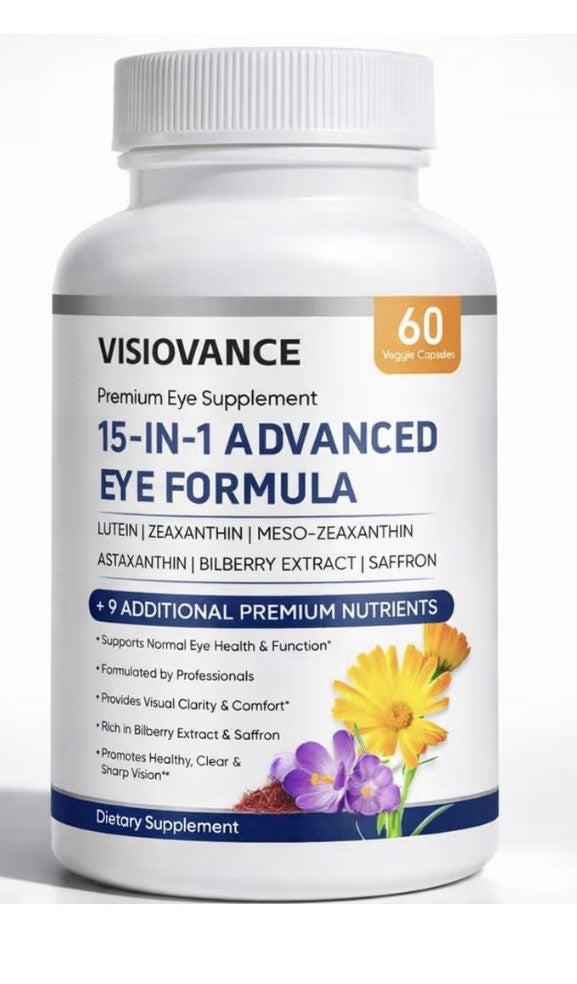 VisioVance 15 in 1 Advanced Eye Formula Neurobella Healthy Clear Sharp Vision