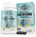 Pepeior Liposomal Lactoferrin 1000mg Higher Absorption for Iron Immune 60softgel