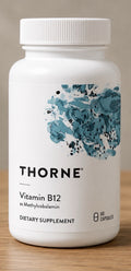 Thorne Vitamin B12 as Methylcobalamin Dietary Supplement 60 Capsules