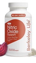 Berkeley Life Nitric Oxide Support Booster Supplement Blood Flow Energy 180 Caps