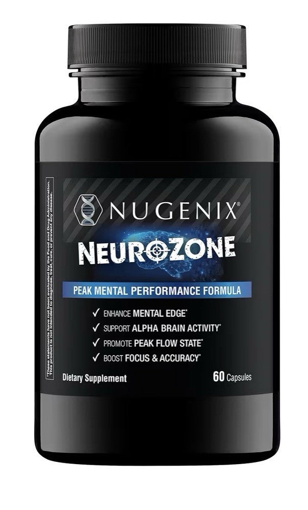 Nugenix NeuroZone Peak Mental Performance Formula Nootropic Focus Accuracy 60cap