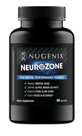 Nugenix NeuroZone Peak Mental Performance Formula Nootropic Focus Accuracy 60cap