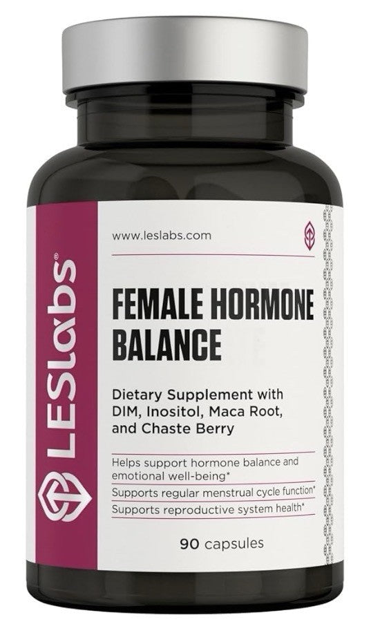 LES Labs Female Hormone Balance Supplement Women Menstrual Fertility Support 90c