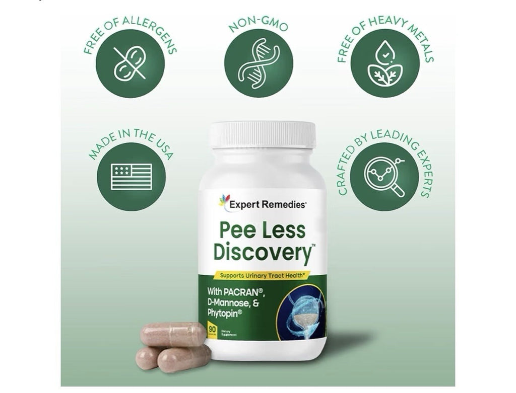 Expert Remedies Pee Less Discovery Bladder Support Supplement For Women Men 90ca