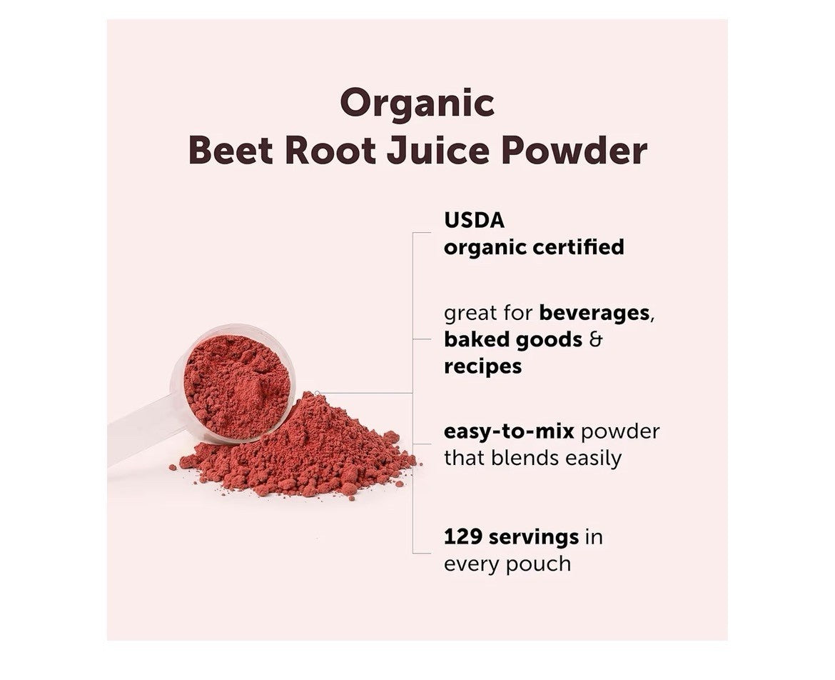 Micro Ingredients Organic Beet Root Juice Powder Raw Superfood 1 Pound