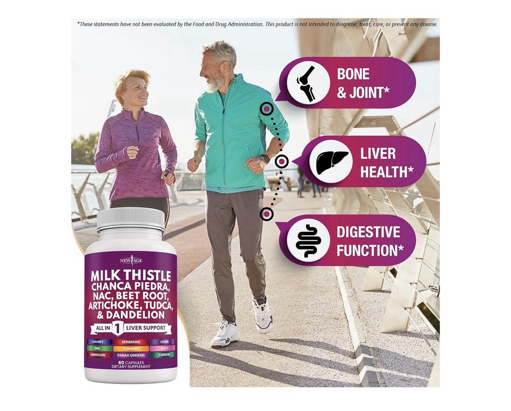 3 Pack NEW AGE Milk Thistle Chanca Piedra Beet Root Artichoke Tudca Dandelion