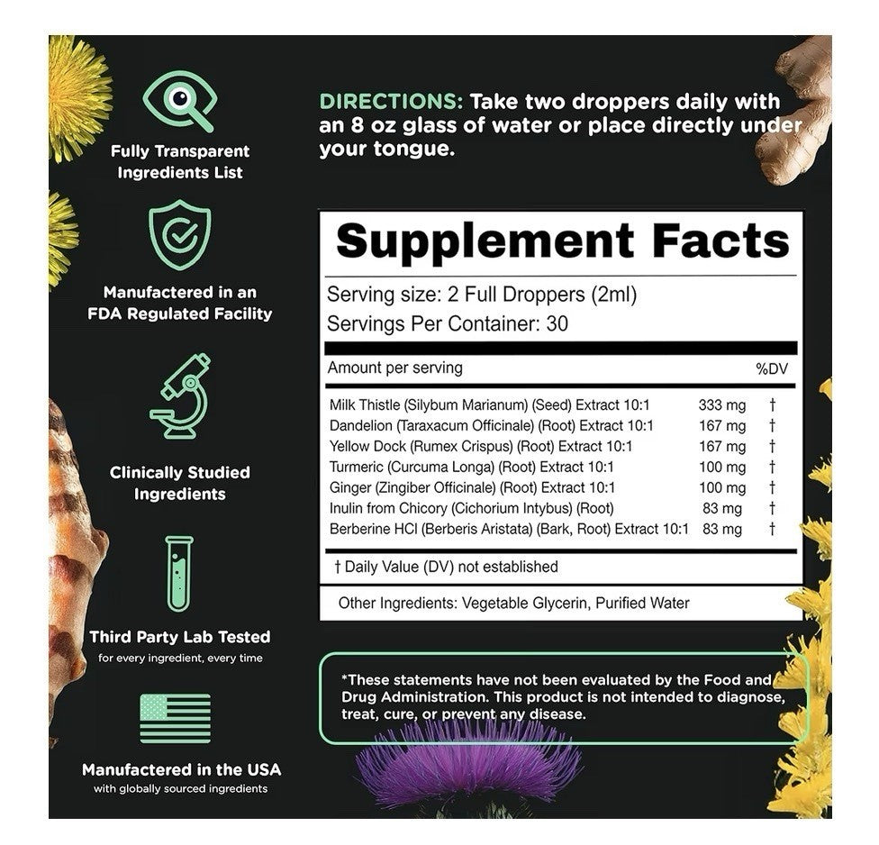 2Pack SuperBonsai Super Support Liver Liquid Detox Natural Cleanse Repair Aid