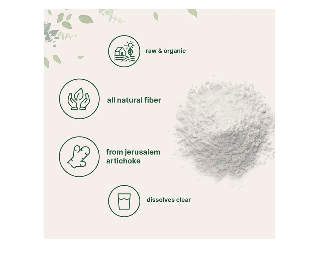 Micro Ingredients Inulin Organic Natural Soluble Fiber Powder 2.2 lbs Unflavored