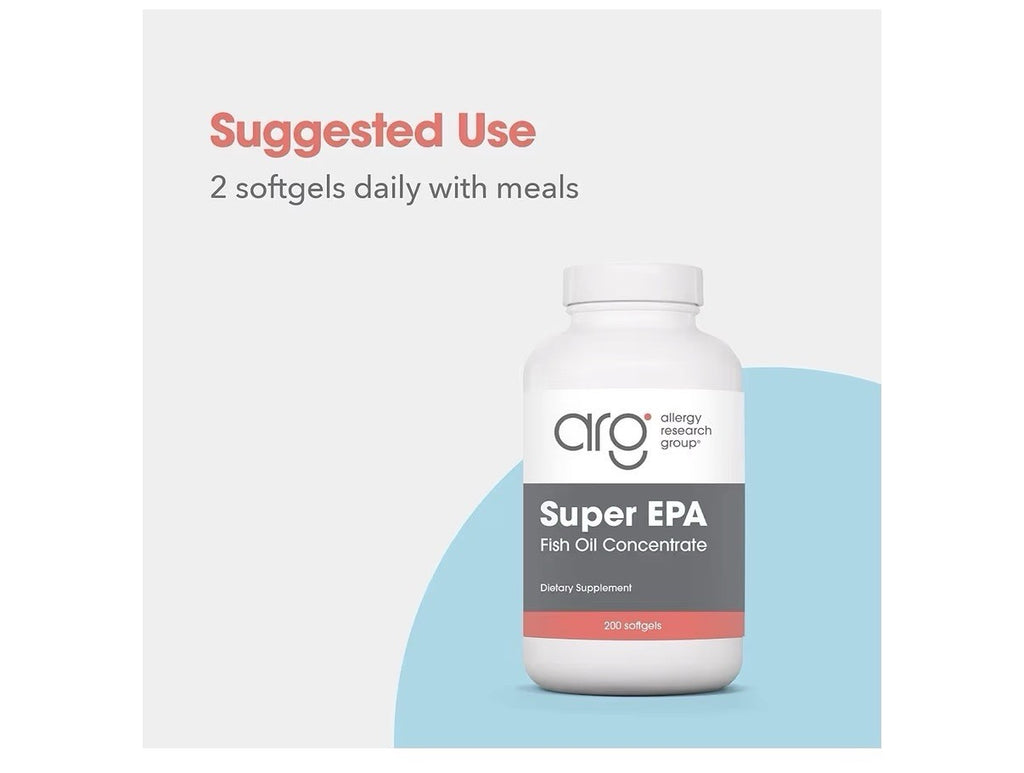 ARG Super EPA Fish Oil Concentrate DHA 200 Softgels Cardiovascular Brain Health