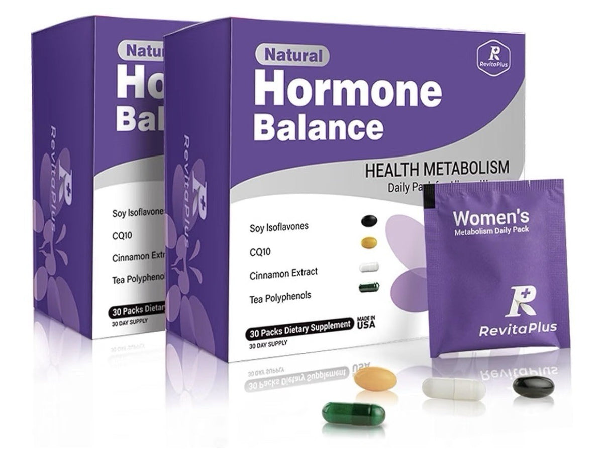 RevitaPlus Natural Hormone Balance Health Metabolism For Women Menopause 2 Boxes