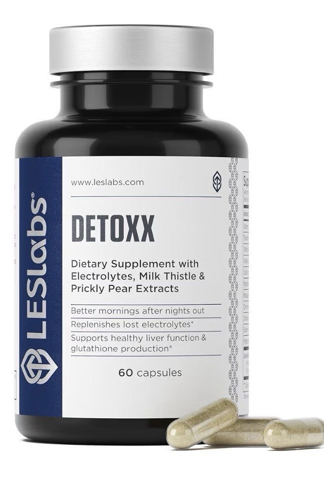 LES Labs DeToxx Better Mornings Liver Glutathione Support Electrolyte 60capsules