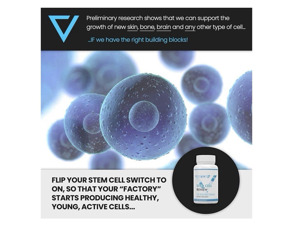 2 Pack Vitality Now Stem Cell Renew The Young Again Formula Slow Signs Of Aging