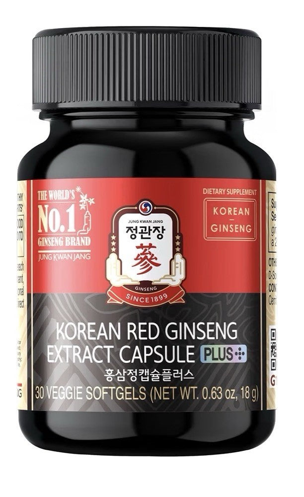 JUNG KWAN JANG Korean Red Ginseng Extract Capsule Plus Energy Boost Immune 30sg