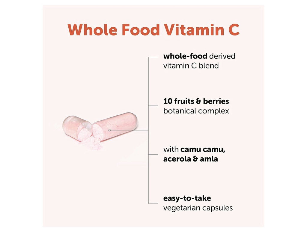 Micro Ingredients Whole Food Vitamin C From 10 Berries And Fruits 240 Capsules