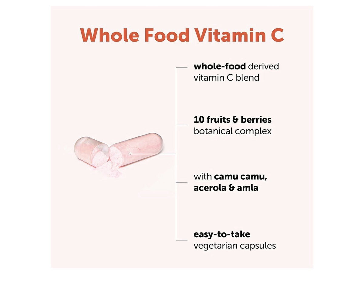 Micro Ingredients Whole Food Vitamin C From 10 Berries And Fruits 240 Capsules