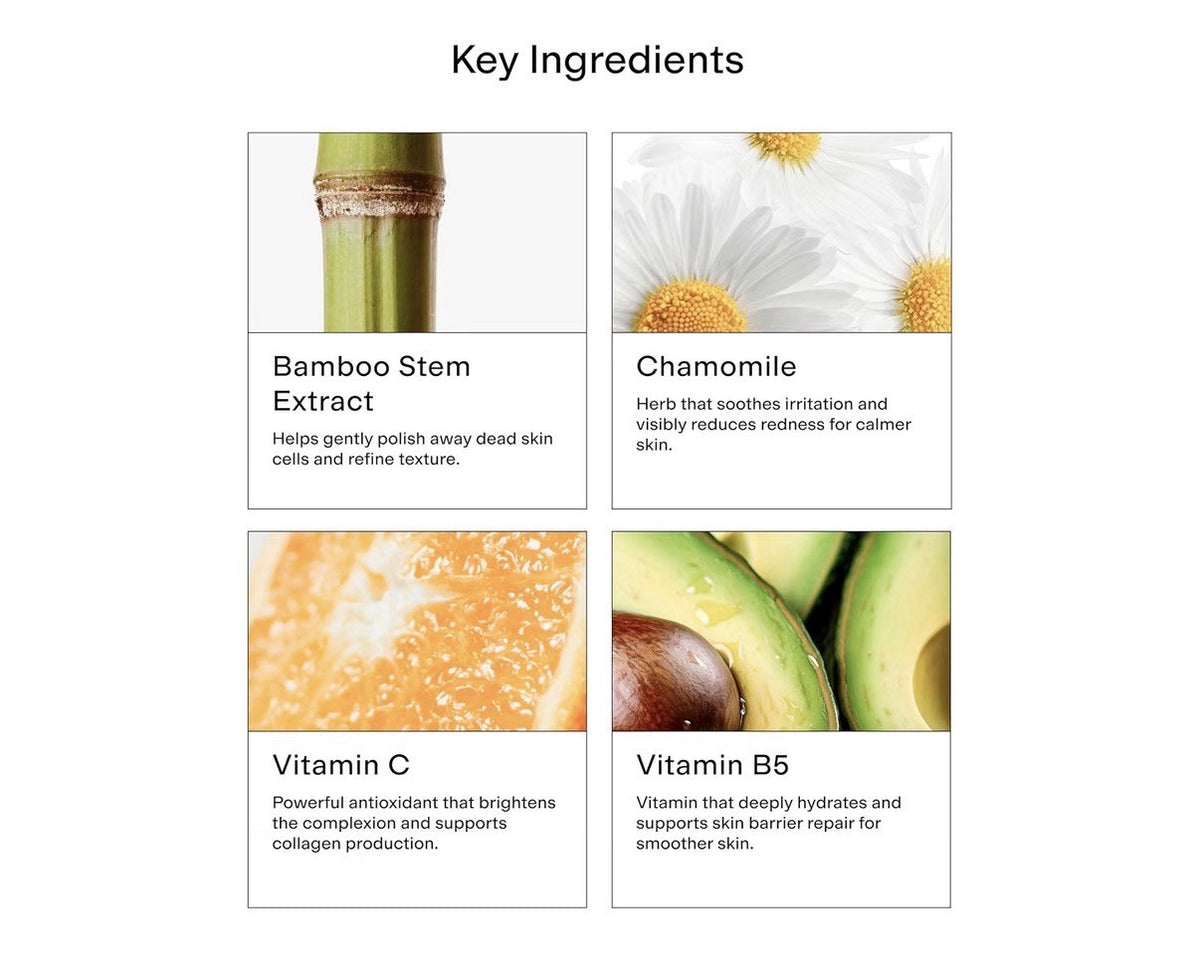 CLEARSTEM VITAMINSCRUB Brightening Smoothing Cleansing Polish Scrub Cleanser 6oz