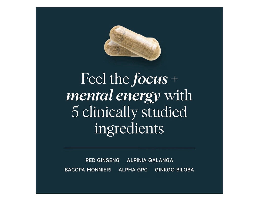 Ora Great Minds Cognitive Support Brain Health Focus Mental Energy Memory 60caps
