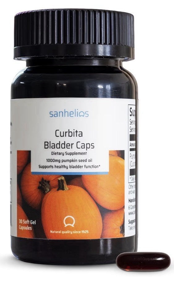 Sanhelios Curbita Bladder Caps Pumpkin Seed Oil Healthy Bladder Function 30 Caps