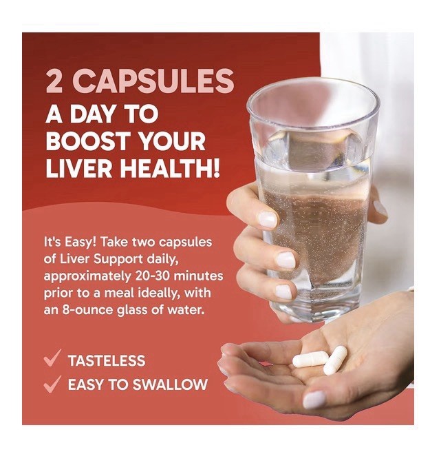 Clinical Effects Liver Support Natural Milk Thistle and Zinc Supplement 60 Caps