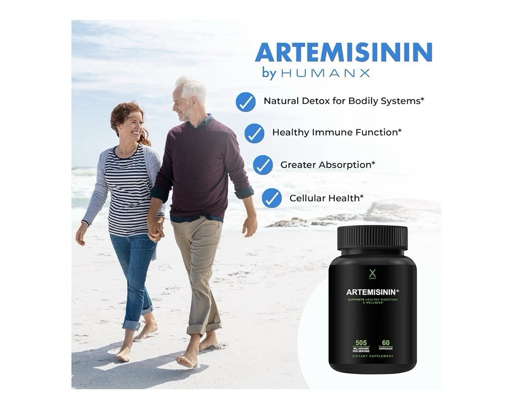 HUMANX Artemisinin+ Support Digestion Healthy Aging Immunity w/ Bioperine 60caps
