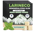 Larineco Remineralizing Gum Hydroxyapatite Xylitol Gum Peppermint Flavor 4 Pack