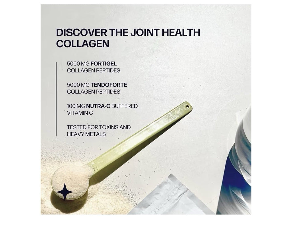 Sparkle Wellness Joint Boost Collagen Powder Mobility Ligament Health Açai Lemon