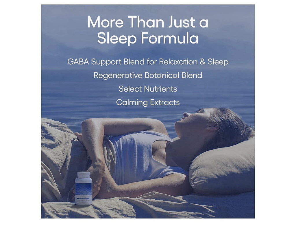 EcoNugenics ecoSleep Restorative Sleep Repair GABA Support Relaxation 60 Capsule