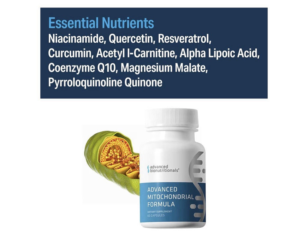 Advanced Bionutritionals Advanced Mitochondrial Formula Healthy Aging Repair 60T
