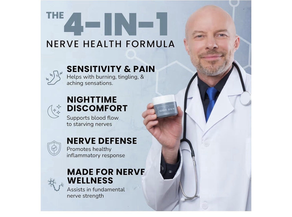 Lune Nerve Balm Neuropathy Cream for Burning Tingling & Numbness In Feet 100ml