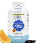 Core Med Science Liposomal Vitamin C 1000mg Immune Collagen Support 270Softgels