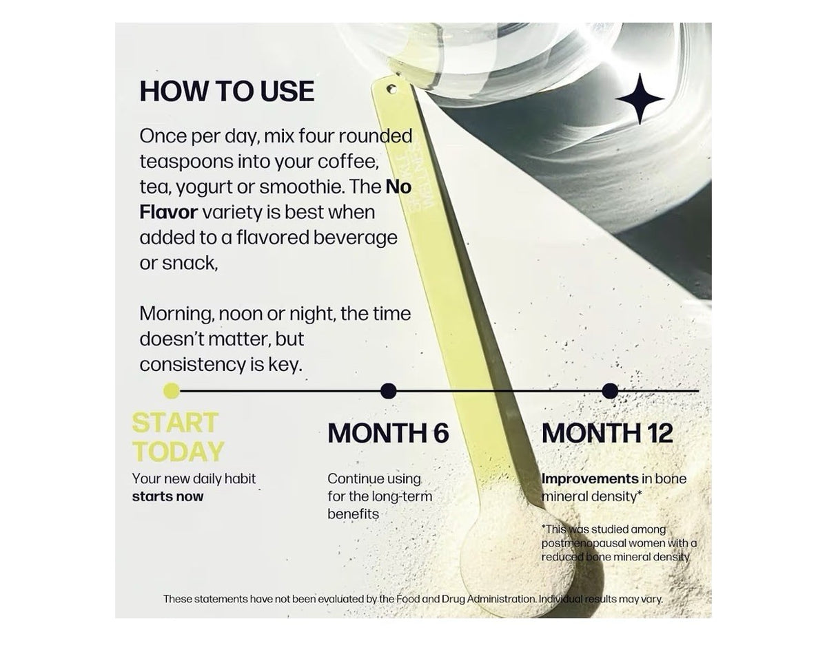 Sparkle Wellness Bone Mineral Boost Collagen Powder Bone Health Mixed Berry