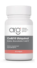 Allergy Research Group CoQ10 Ubiquinol Stable Bioavailable CoQ10 60 Softgels