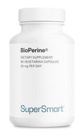 SuperSmart Bioperine 30mg per Day 95% Piperine Black Pepper Extract 90 Capsules