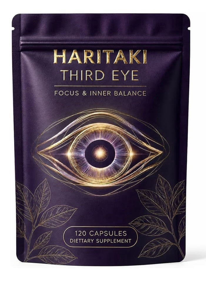 Haritaki Third Eye Focus & Inner Balance Terminalia Chebula Fruit Extract 120cap